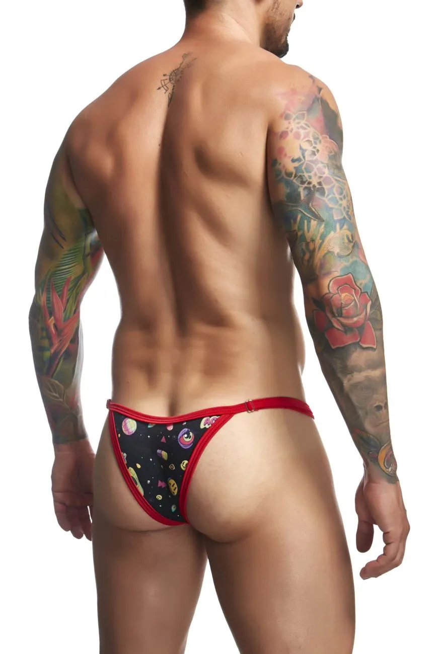 Kleidung_Justin   Simon_Herrenunterwäsche JUSTIN SIMON XSJ12 Bikini Farbe Psychodelisch