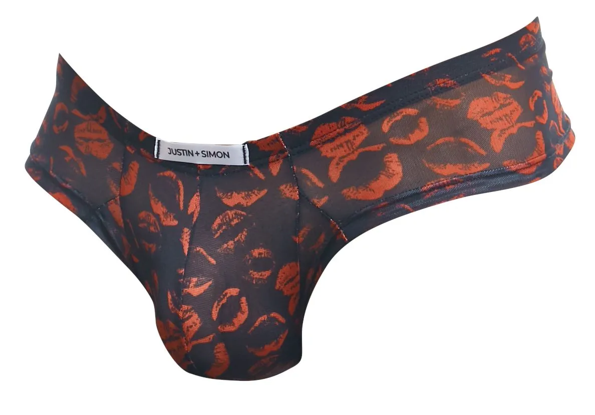 Bekleidung_Justin   Simon_Herrenunterwäsche JUSTIN SIMON XSJ22 Cheek Slips Farbe Lippen
