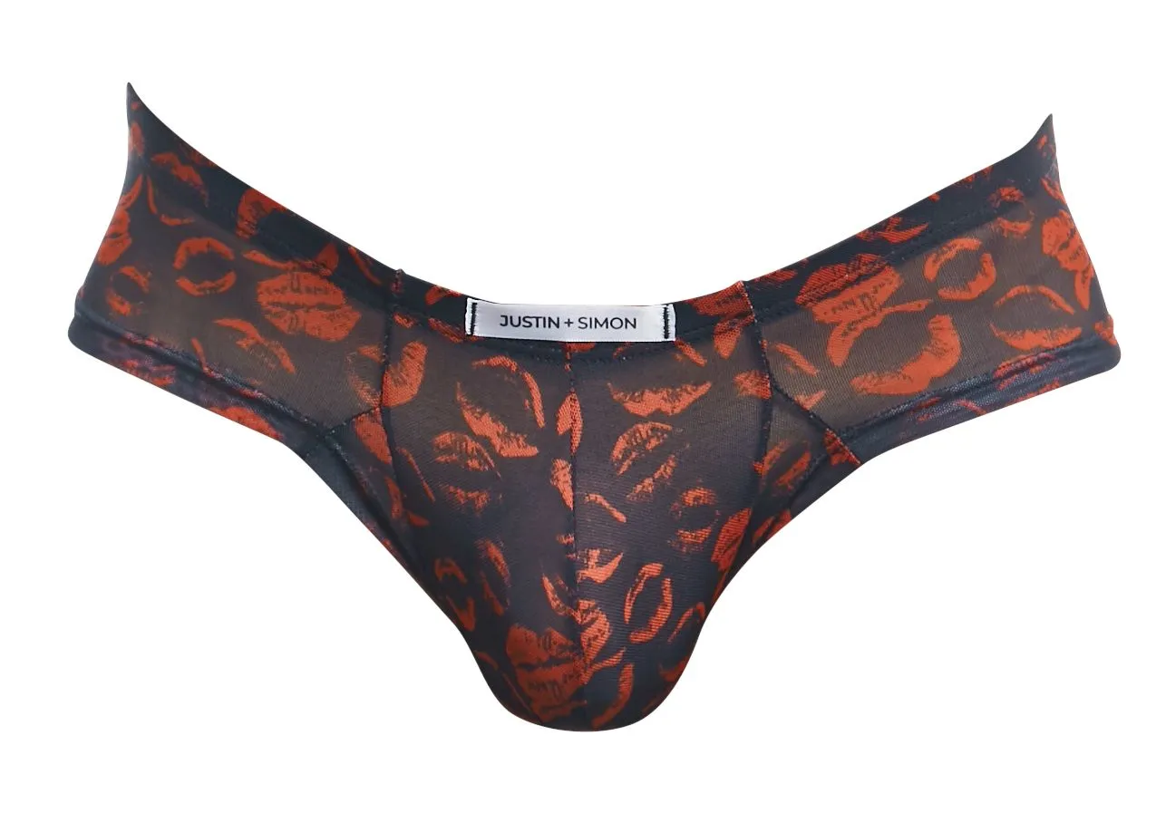Bekleidung_Justin   Simon_Herrenunterwäsche JUSTIN SIMON XSJ22 Cheek Slips Farbe Lippen