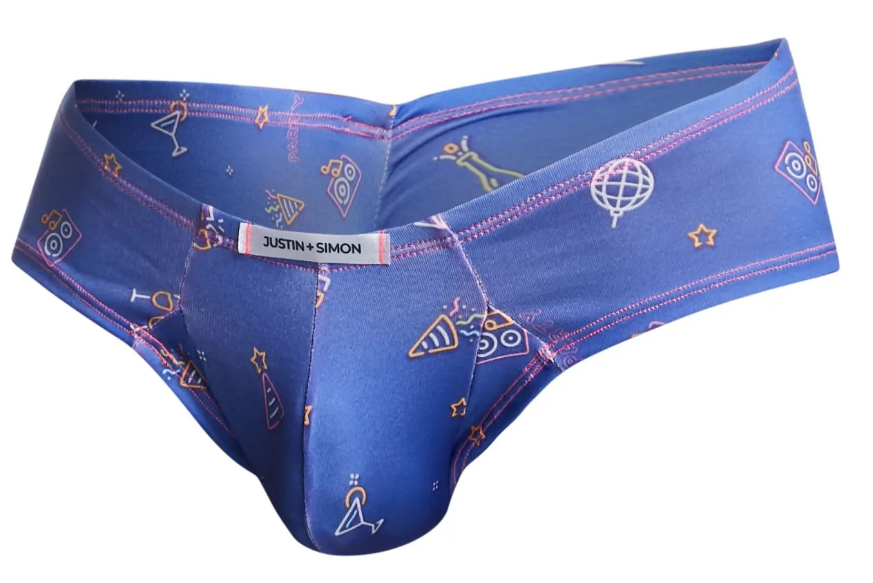 Kleidung_Justin   Simon_Herrenunterwäsche JUSTIN SIMON XSJ22 Cheek Briefs Farbvariante Party