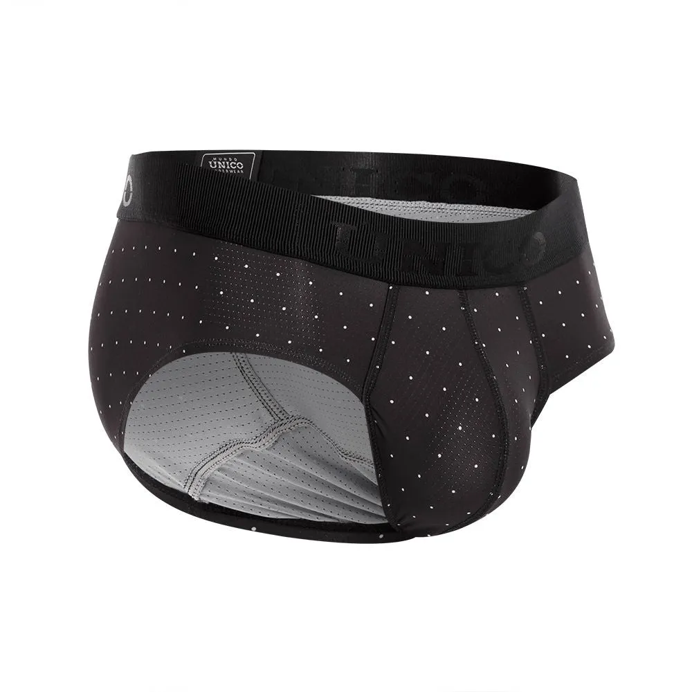 Bekleidung_Mundo Unico_Herrenunterwäsche Unico 22110201103 Astros Slip Farbe 90-Schwarz