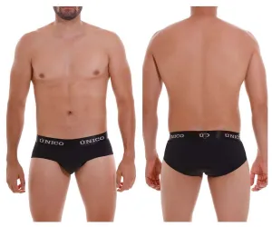 Bekleidung_Mundo Unico_Herrenunterwäsche Unico 22120201107 Intenso M22 Slip Farbe 99-Schwarz