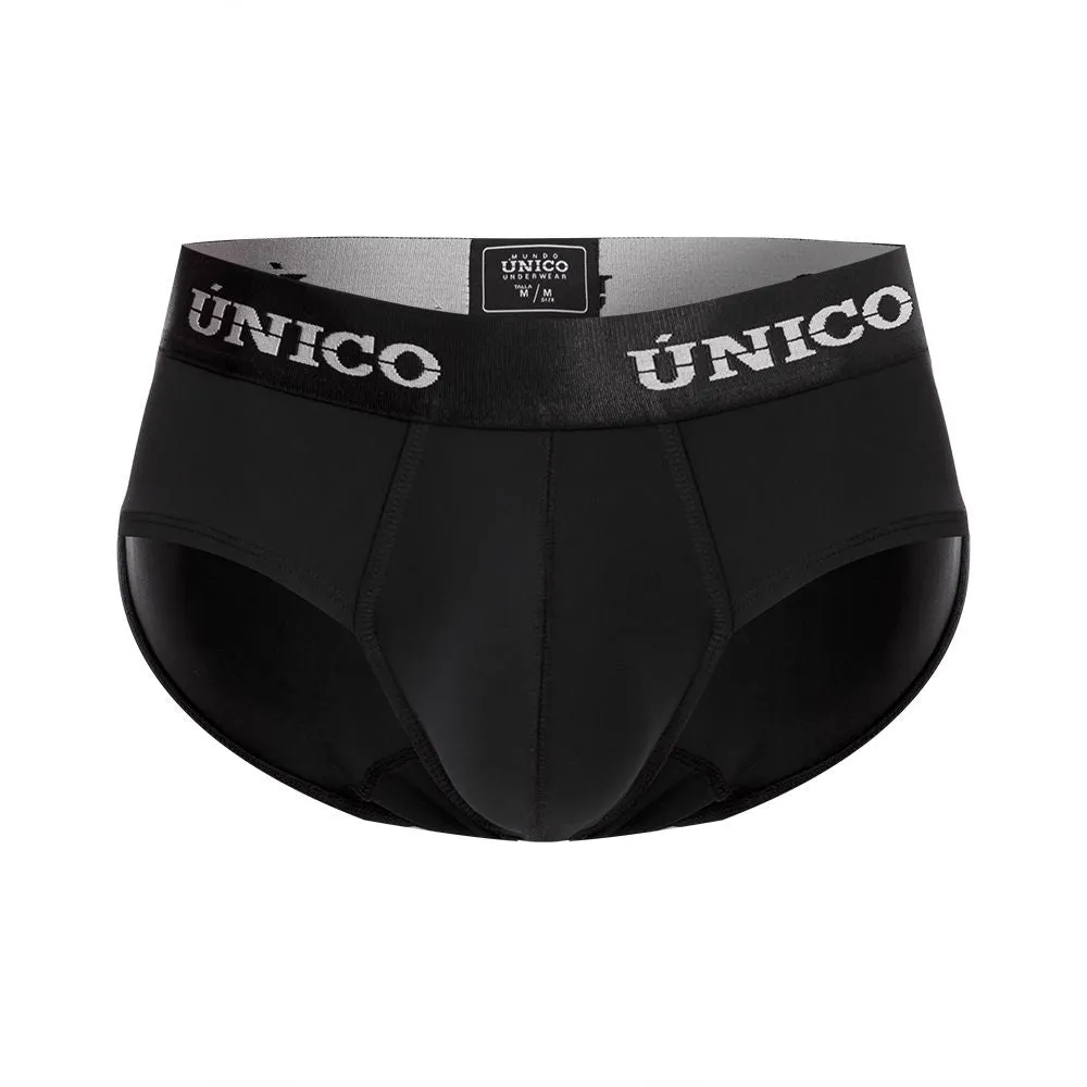 Bekleidung_Mundo Unico_Herrenunterwäsche Unico 22120201107 Intenso M22 Slip Farbe 99-Schwarz