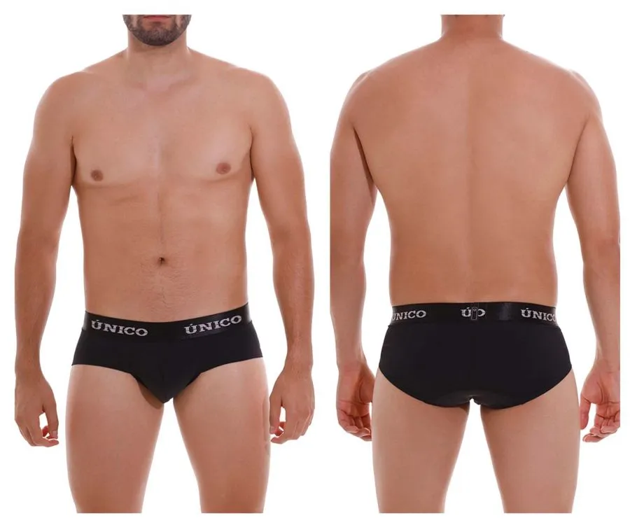 Bekleidung_Mundo Unico_Herrenunterwäsche Unico 22120201107 Intenso M22 Slip Farbe 99-Schwarz