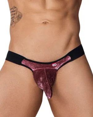 Bekleidung_Pikante_Herrenunterwäsche Pikante 1098 Versteckter Samt-Bikini Pink