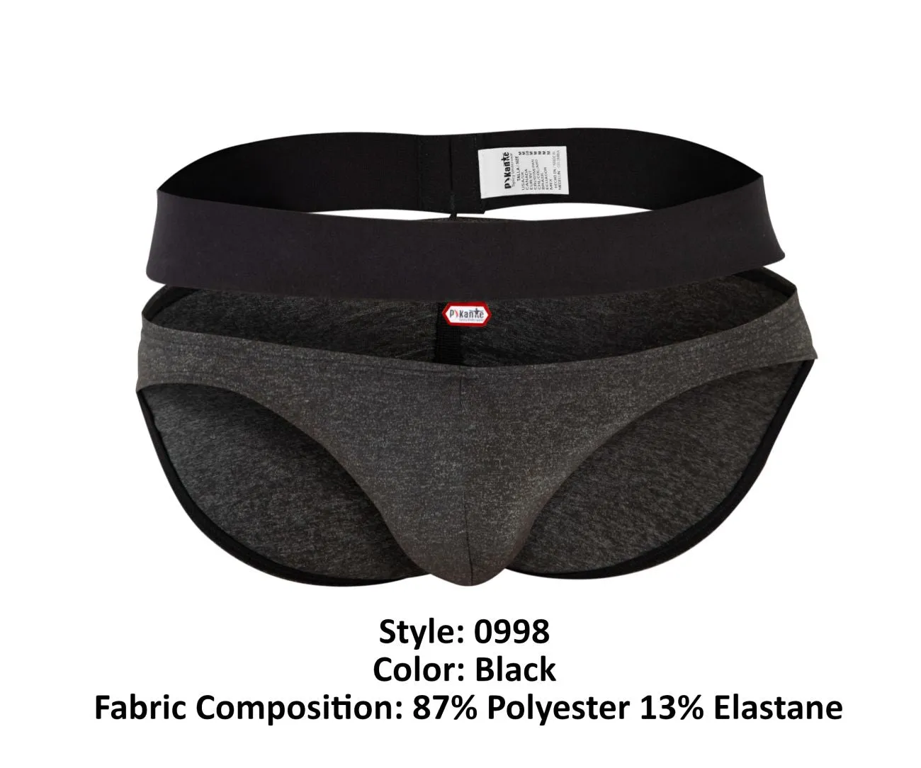 Bekleidung_Pikante_Herrenunterwäsche Pikante PIK 0998 Asmara Bikini Farbe Schwarz