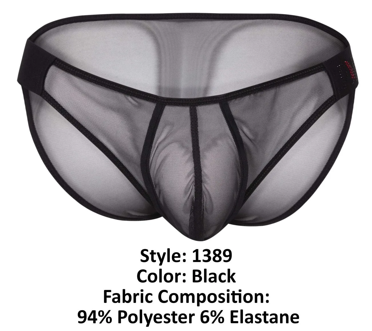 Bekleidung_Pikante_Herrenunterwäsche Pikante PIK 1389 Sense Bikini Farbe Schwarz