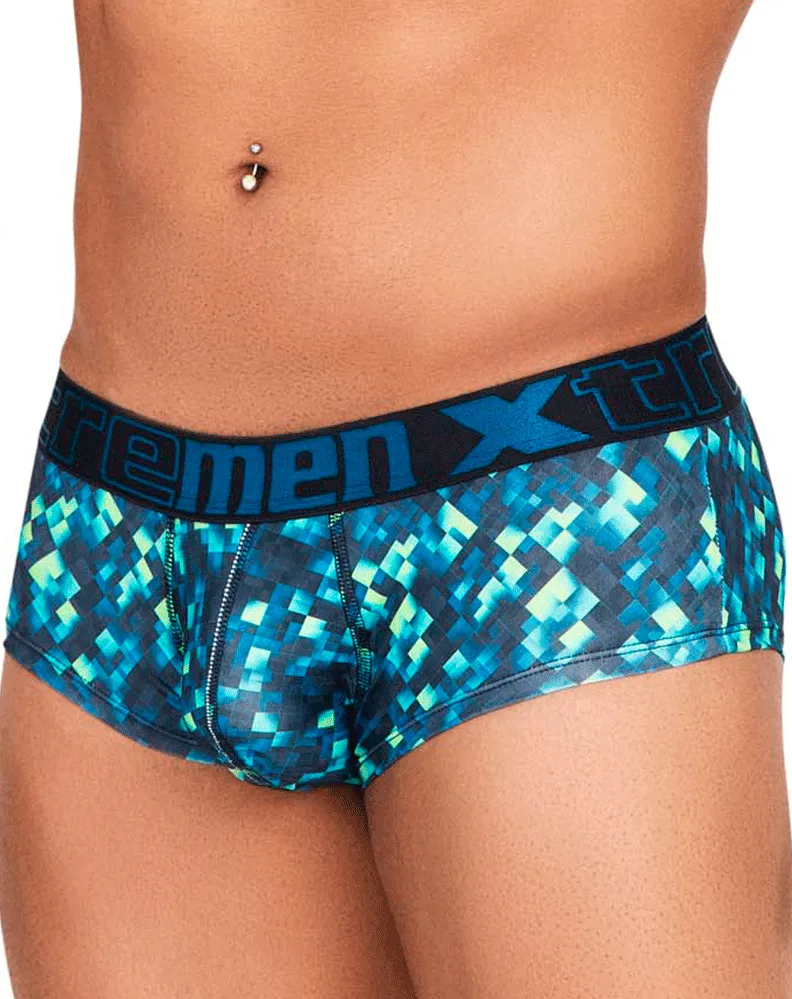 Clothing_Xtremen_Herrenunterwäsche Xtremen 41313 Lebhafte Druck-Slipunterhosen