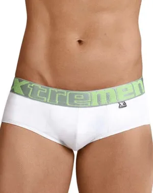 Clothing_Xtremen_Herrenunterwäsche Xtremen 91032 Poheber-Suspensorium Weiß-Silber