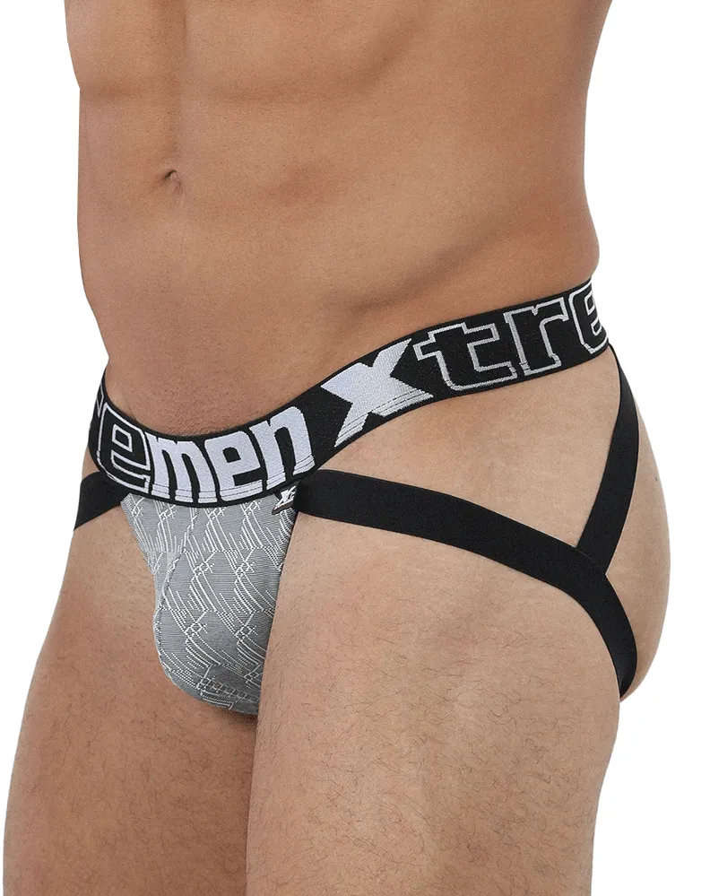 Clothing_Xtremen_Herrenunterwäsche Xtremen 91069 Mikrofaser-Jacquard-Jockstrap