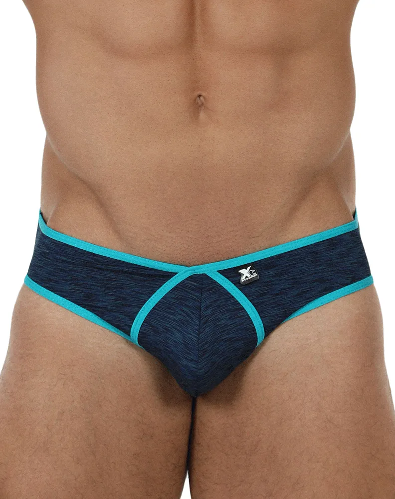 Clothing_Xtremen_Herrenunterwäsche Xtremen 91074 Mikrofaser-Slip Blau