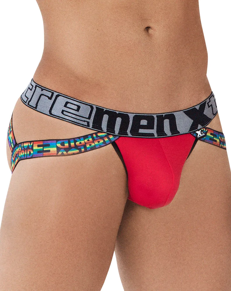 Clothing_Xtremen_Herrenunterwäsche Xtremen 91084 Mikrofaser Pride Jockstrap