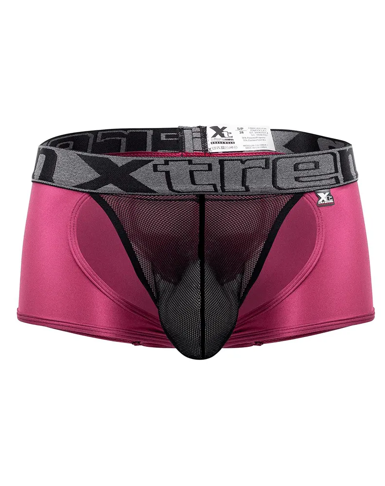 Clothing_Xtremen_Herrenunterwäsche Xtremen 91125 Wagemutige Mesh-Sliphose Violett