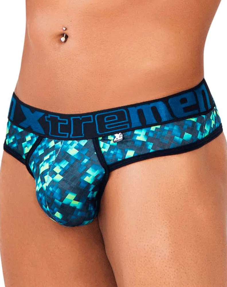 Clothing_Xtremen_Herrenunterwäsche Xtremen 91131 Lebhaft bedruckte Tangas