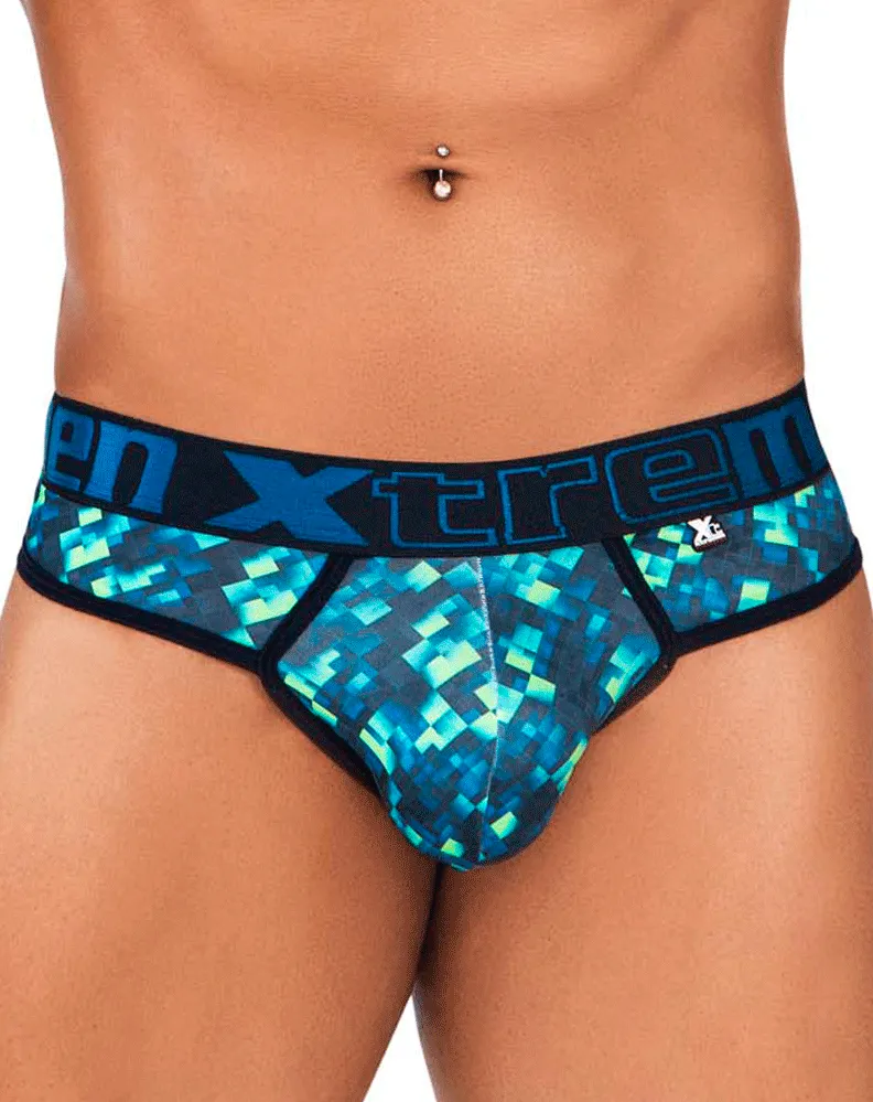 Clothing_Xtremen_Herrenunterwäsche Xtremen 91131 Lebhaft bedruckte Tangas