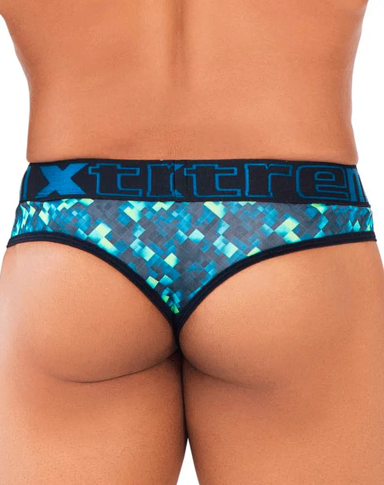 Clothing_Xtremen_Herrenunterwäsche Xtremen 91131 Lebhaft bedruckte Tangas