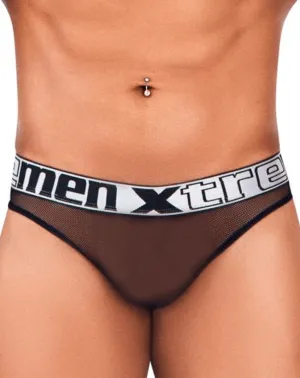 Clothing_Xtremen_Herrenunterwäsche Xtremen 91137 Mesh Tangas Schwarz