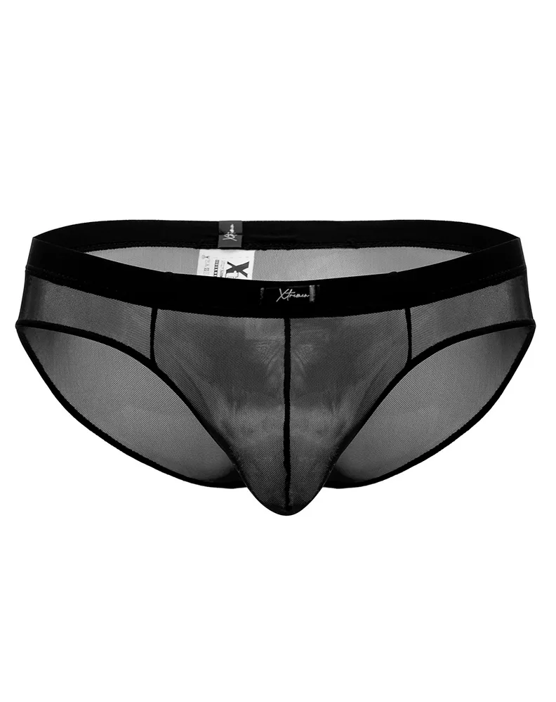 Clothing_Xtremen_Herrenunterwäsche Xtremen 91138 Mesh Slip Schwarz