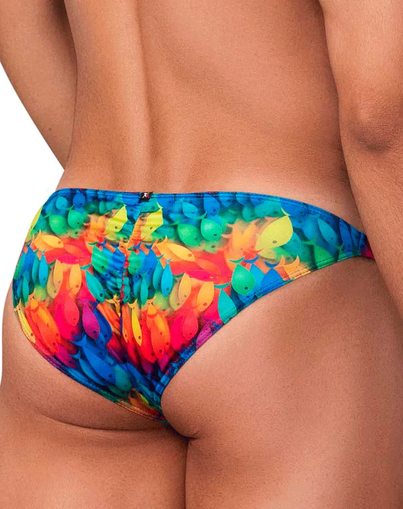 Clothing_Xtremen_Herrenunterwäsche Xtremen 91145 Bedrucktes Mikrofaser-Bikini
