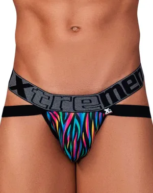 Clothing_Xtremen_Herrenunterwäsche Xtremen 91148 Bedruckter Mikrofaser-Jockstrap