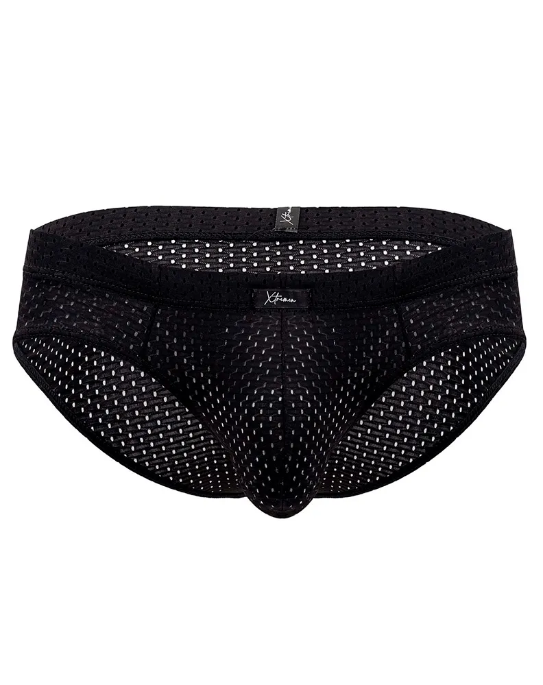 Clothing_Xtremen_Herrenunterwäsche Xtremen 91169 Mesh Slip Schwarz