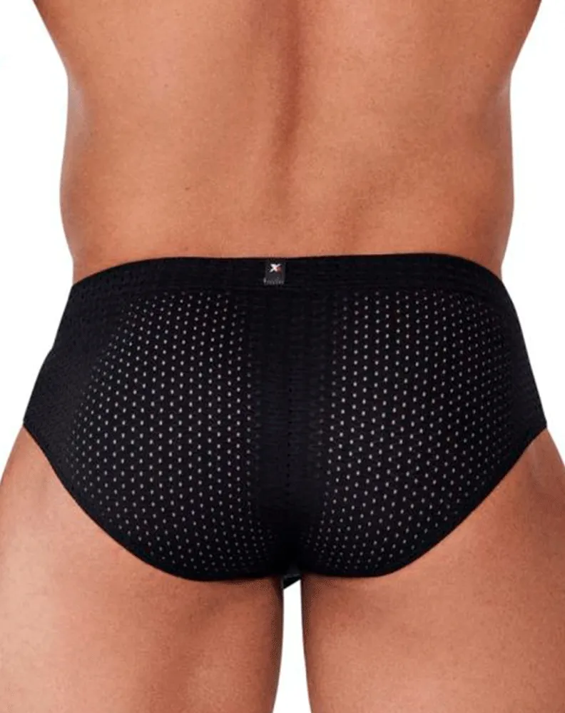 Clothing_Xtremen_Herrenunterwäsche Xtremen 91169 Mesh Slip Schwarz