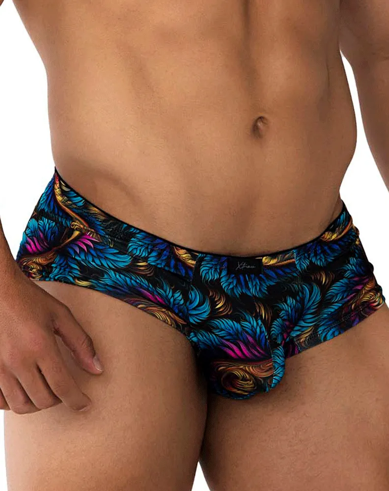 Clothing_Xtremen_Herrenunterwäsche Xtremen 91170 Bedruckte Boxershorts Blätter
