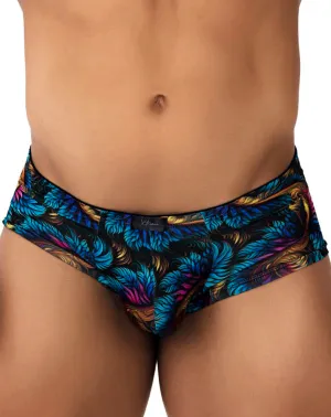 Clothing_Xtremen_Herrenunterwäsche Xtremen 91170 Bedruckte Boxershorts Blätter