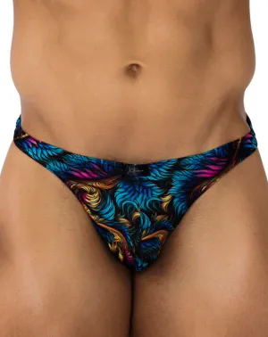 Clothing_Xtremen_Herrenunterwäsche Xtremen 91171 Bedruckte Tangas Blätter