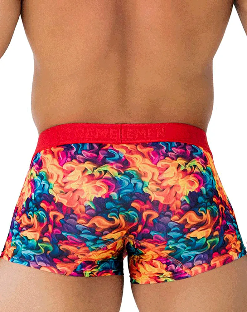 Clothing_Xtremen_Herrenunterwäsche Xtremen 91173 Bedruckte Boxershorts Feuer