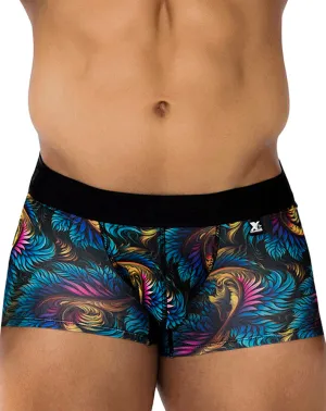 Clothing_Xtremen_Herrenunterwäsche Xtremen 91173 Bedruckte Boxershorts Blattmuster