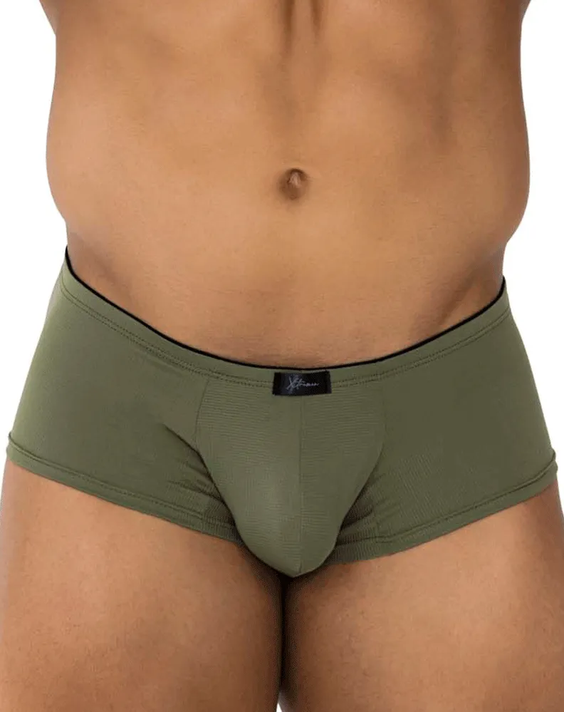 Clothing_Xtremen_Herrenunterwäsche Xtremen 91175 Mikrofaser-Boxershorts Grün