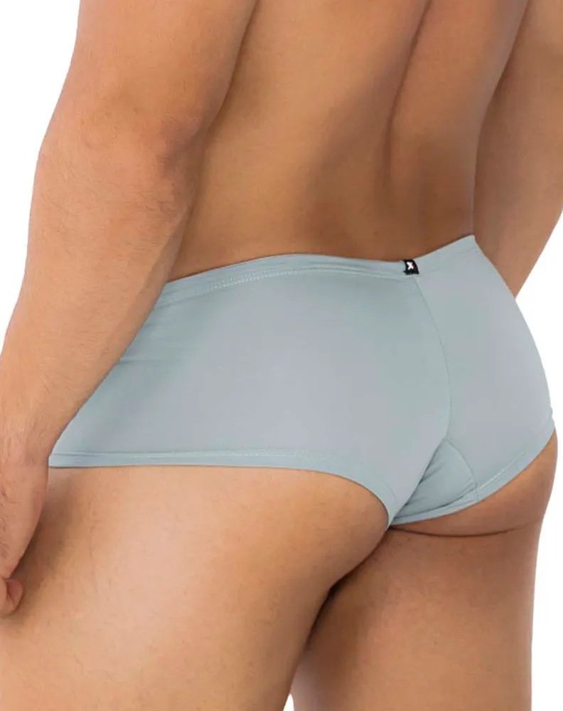 Clothing_Xtremen_Herrenunterwäsche Xtremen 91181 Mikrofaser-Boxershorts Grün