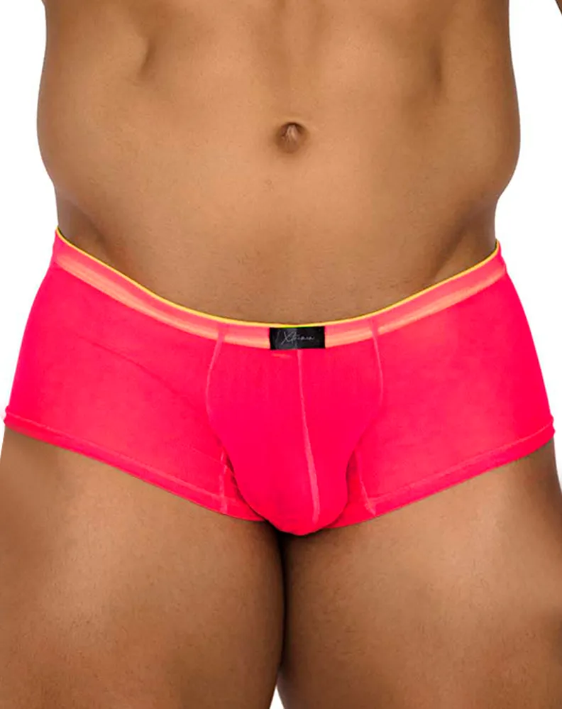 Clothing_Xtremen_Herrenunterwäsche Xtremen 91188 Tüll Mesh Shorts Pink