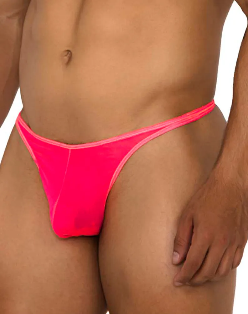 Clothing_Xtremen_Herrenunterwäsche Xtremen 91189 Tüll Mesh Tangas Pink