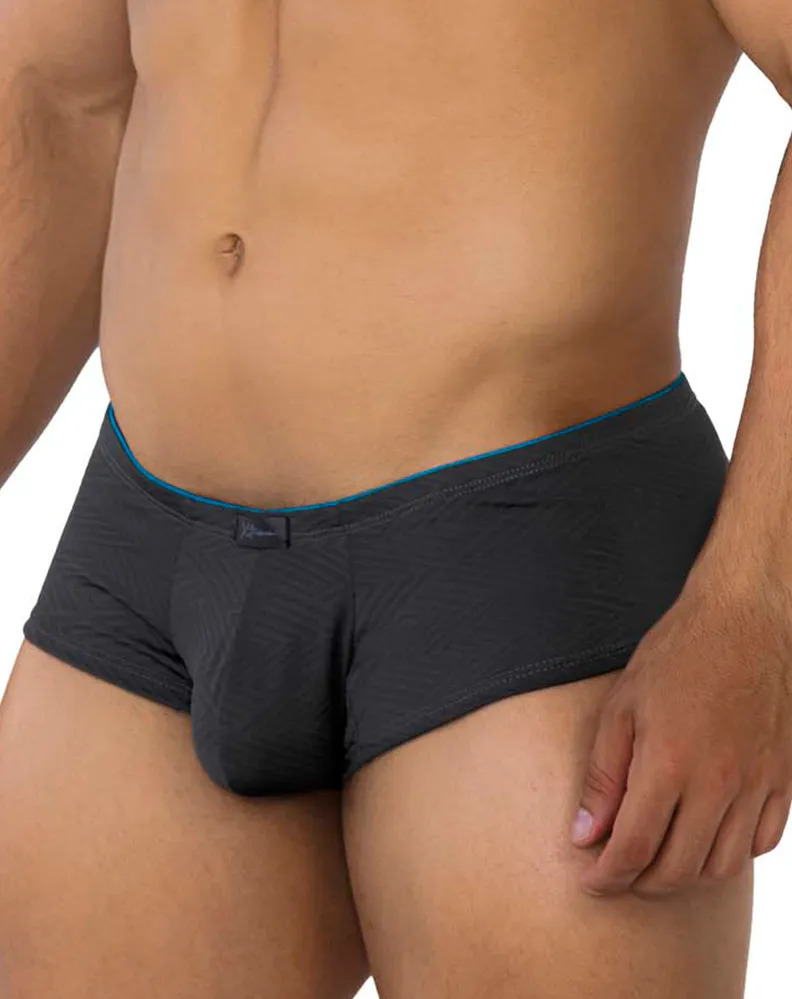 Clothing_Xtremen_Herrenunterwäsche Xtremen 91190 Jacquard-Boxershorts Grau