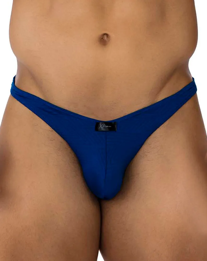 Clothing_Xtremen_Herrenunterwäsche Xtremen 91192 Jacquard-Bikini Königsblau