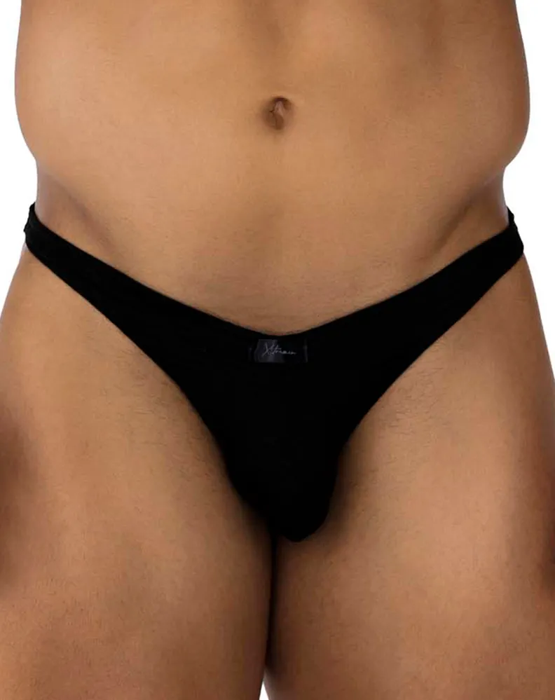 Clothing_Xtremen_Herrenunterwäsche Xtremen 91197 Jacquard-Bikini Schwarz