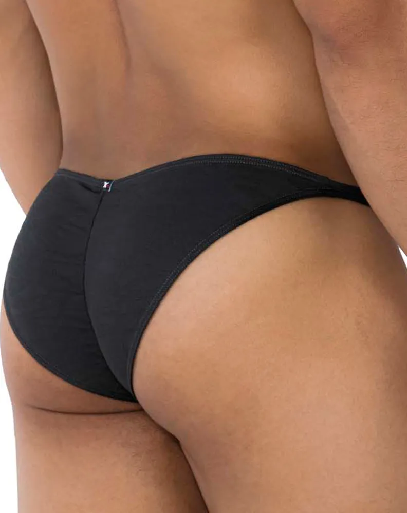 Clothing_Xtremen_Herrenunterwäsche Xtremen 91201 Jacquard-Bikini Grau