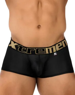 Clothing_Xtremen_Herrenunterwäsche Xtremen 91202 Mikrofaser-Boxershorts Schwarz
