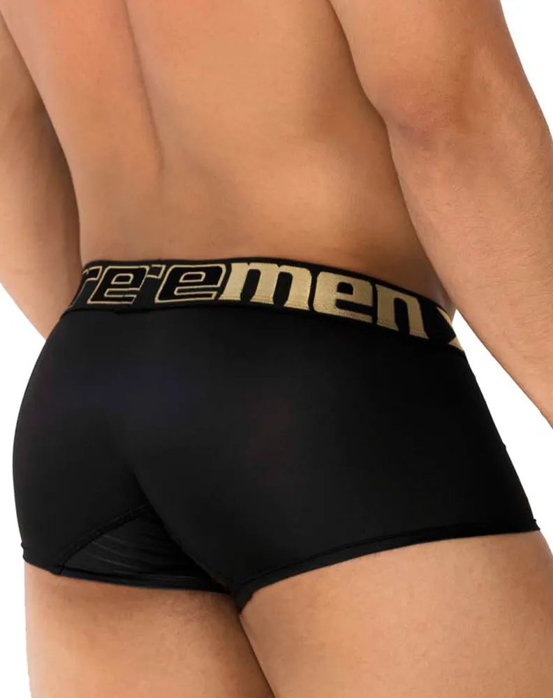 Clothing_Xtremen_Herrenunterwäsche Xtremen 91202 Mikrofaser-Boxershorts Schwarz