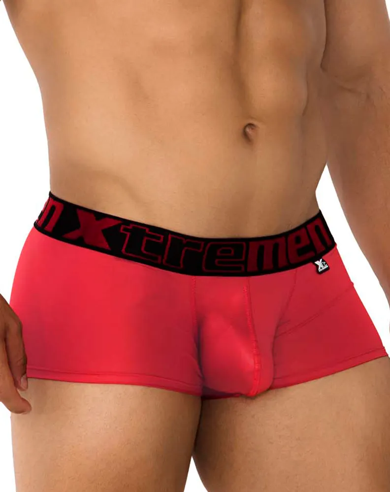 Clothing_Xtremen_Herrenunterwäsche Xtremen 91202 Mikrofaser-Boxershorts Kirsche