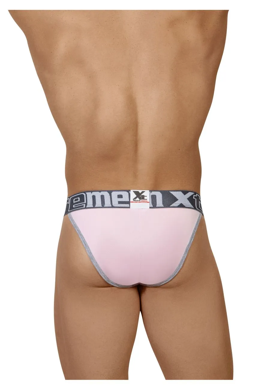 Clothing_Xtremen_Unterwäsche Xtremen 91057X-3 3er Pack Bikini Farbe Grau-Blau-Rosa