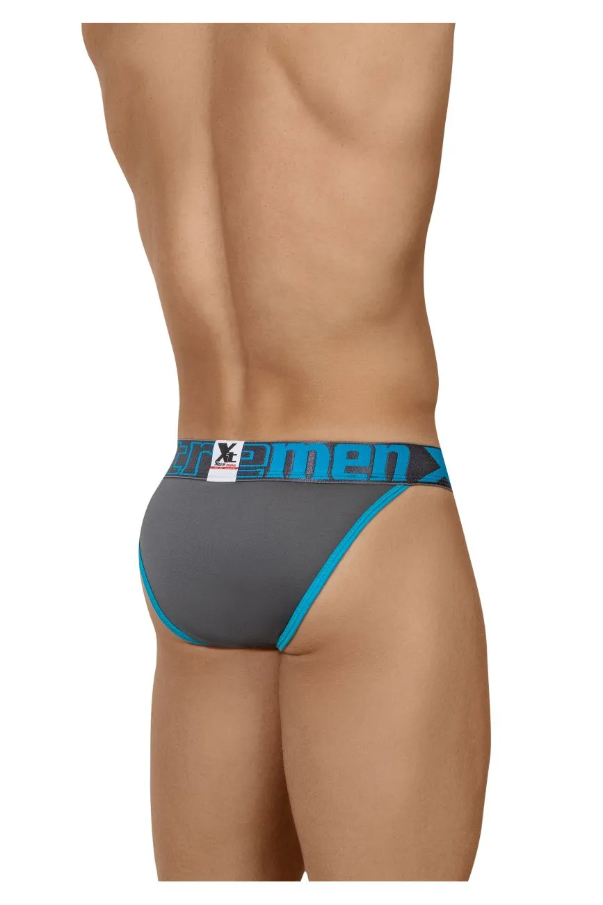 Clothing_Xtremen_Unterwäsche Xtremen 91057X-3 3er Pack Bikini Farbe Grau-Blau-Rosa
