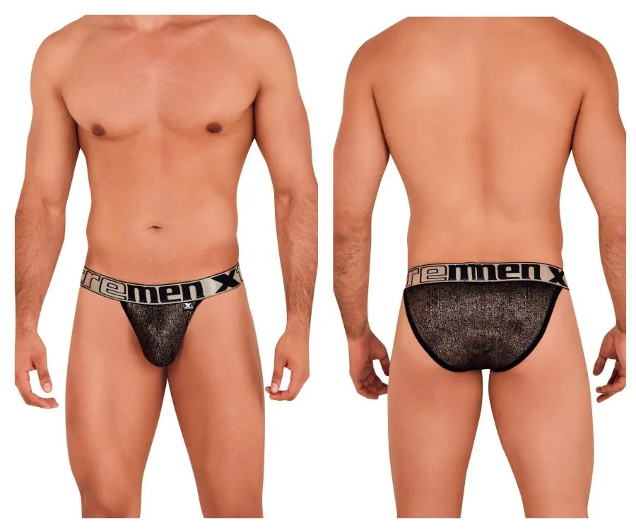 Clothing_Xtremen_Unterwäsche Xtremen 91089X Frice Mikrofaser-Bikini Farbe Schwarz