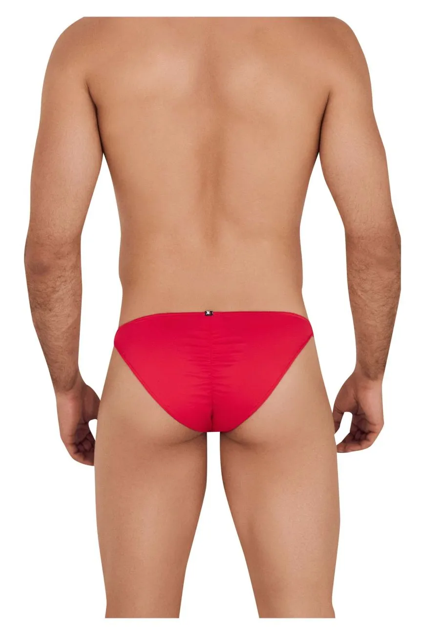 Clothing_Xtremen_Unterwäsche Xtremen 91093X Mikrofaser-Bikini Farbe Rot