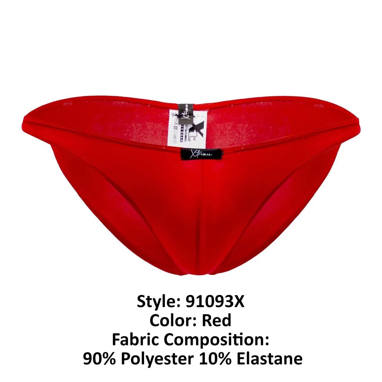 Clothing_Xtremen_Unterwäsche Xtremen 91093X Mikrofaser-Bikini Farbe Rot