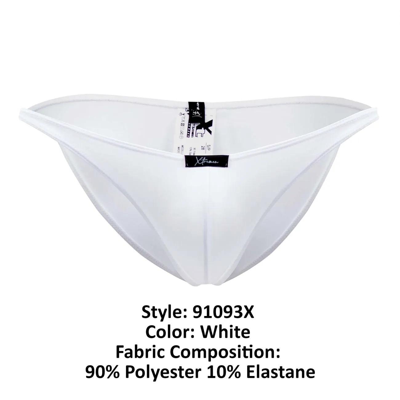 Clothing_Xtremen_Unterwäsche Xtremen 91093X Mikrofaser-Bikini Farbe Weiß