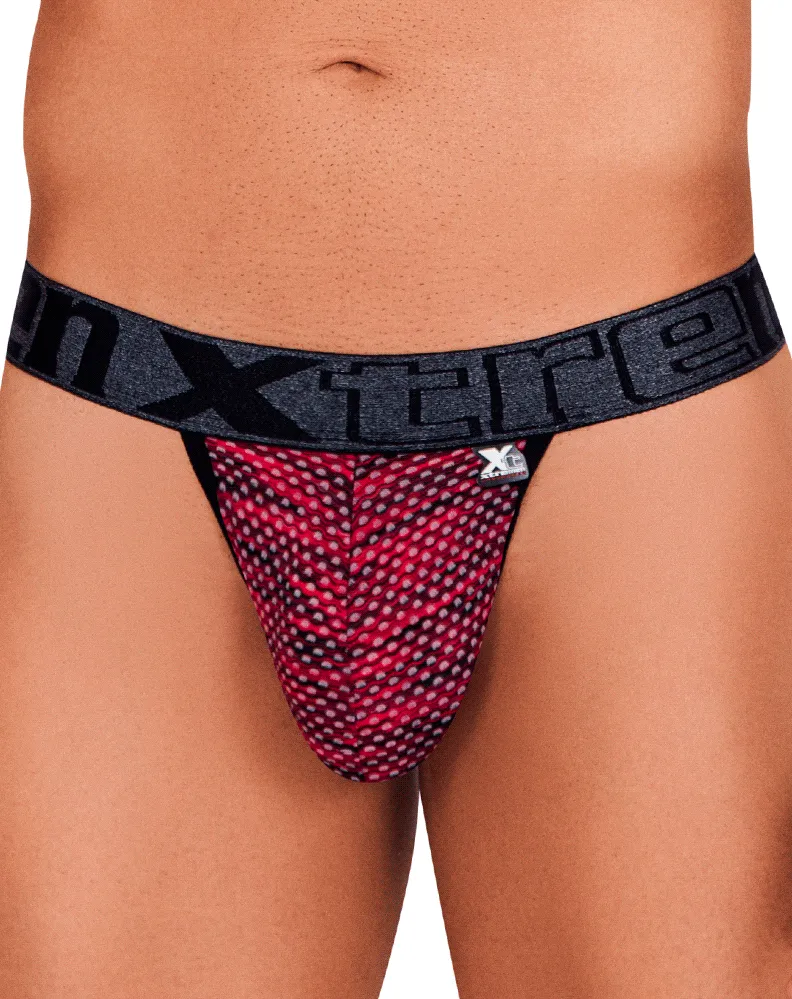 Clothing_Xtremen_Unterwäsche Xtremen 91098 Mikrofasernetz-Bikini Rot