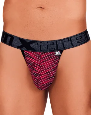 Clothing_Xtremen_Unterwäsche Xtremen 91098 Mikrofasernetz-Bikini Rot